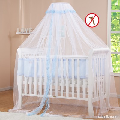 Coxeer Mosquito Net Romantic Breathable Baby Dome Bed Canopy Netting for Baby Children Toddler Kids Mosquito Net for Bed
